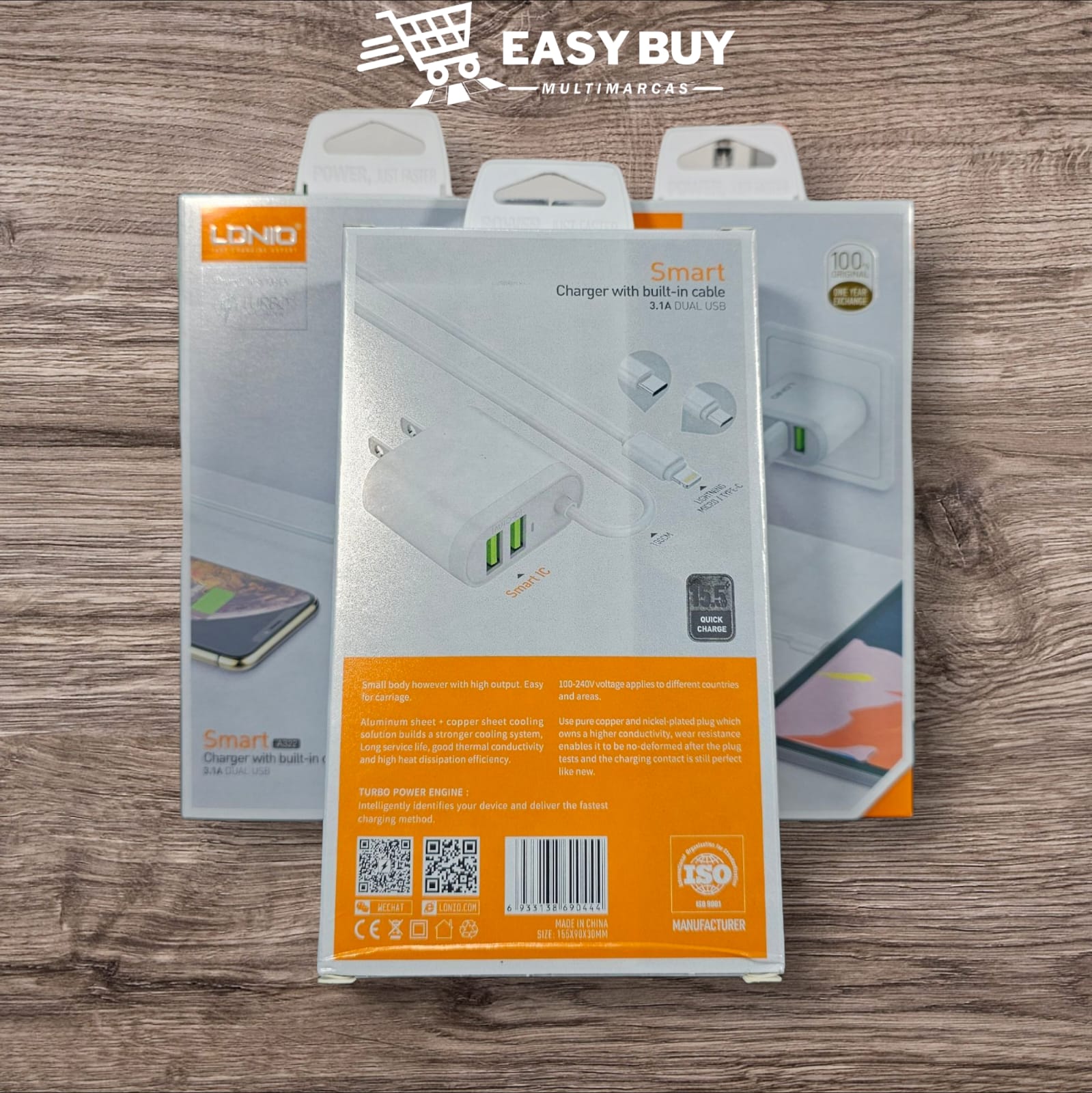 Cargador LDNIO-SMART A322