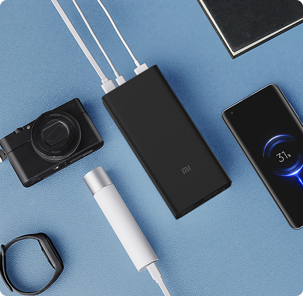 Batería portatil o Power bank Xiaomi 30000mAh 18W